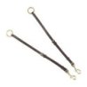 Equestro Pettorale in pelle con forchetta ET02001N - Testa di moro