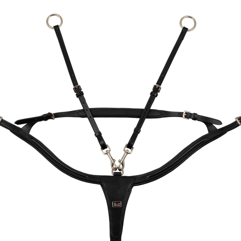 Supreme Pettorale anatomico imbottito con ponte - Nero