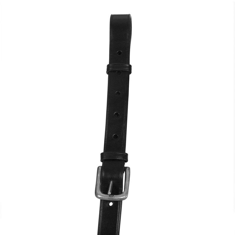 Acavallo Martingala pelle con collare - Nero