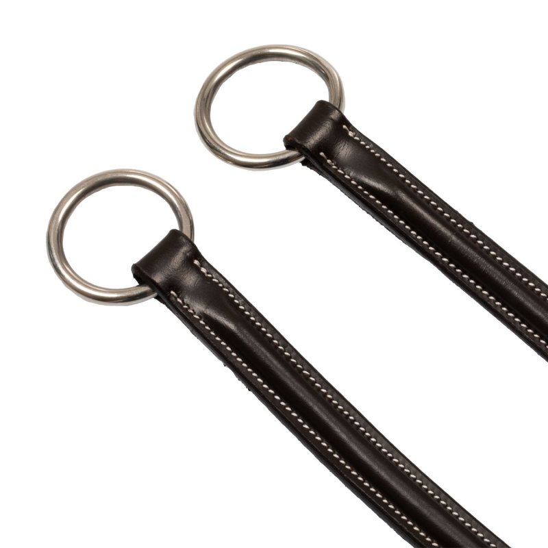 Equestro Martingala a collier con cuciture a contrasto - Testa di moro