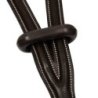 Equestro Martingala a collier con cuciture a contrasto - Testa di moro
