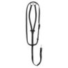 Equestro Martingala a collier con cuciture a contrasto - Nero