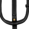 Equestro Martingala a collier con cuciture a contrasto - Nero
