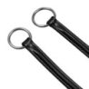 Equestro Martingala a collier con cuciture a contrasto - Nero