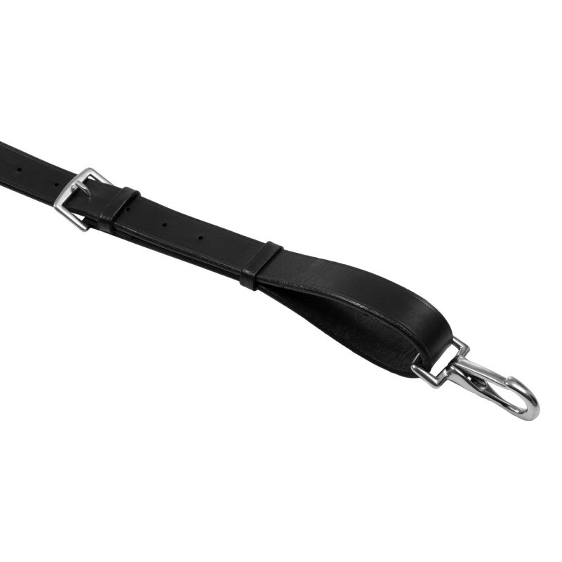 Equestro Martingala a collier con cuciture argento - Nero