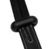 Equestro Martingala a collier con cuciture argento - Nero