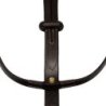 Equestro Martingala a collier con cuciture argento - Testa di moro