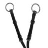 Equestro Martingala a collier in cuoio resistente - Nero