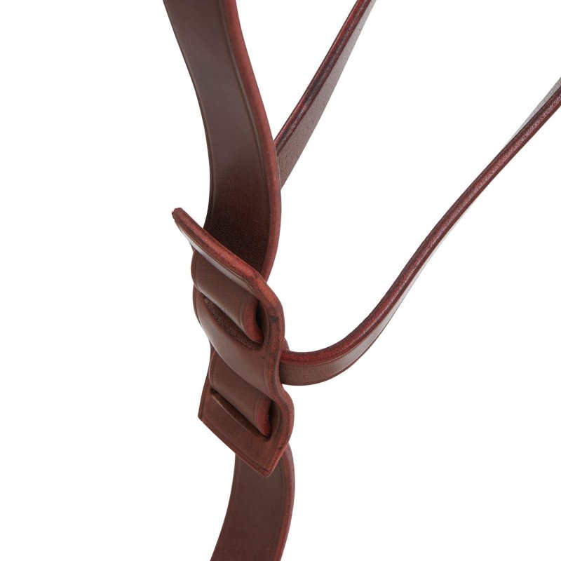 Equestro Martingala a collier in cuoio resistente - Cognac