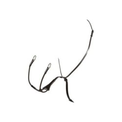 Equestro Martingala a collier in pelle conciata - Nero