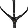 Equestro Martingala con fibbie in acciaio - Nero