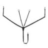 Equestro Pettorale con forchetta e clincher nero