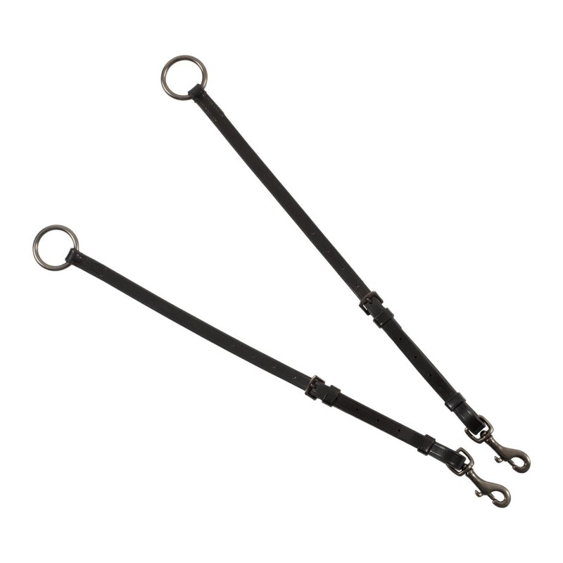 Equestro Pettorale con forchetta e clincher nero
