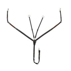 Equestro Pettorale elastico con martingala removibile - Testa di moro