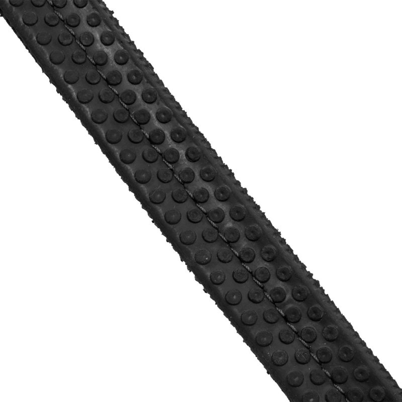 Equestro Redini con martingala in cuoio e gomma - Nero