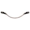Acavallo Frontalino pelle vitello cristalli rotondi - Nero - colore cristalli Crystal Pink