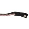 Acavallo Frontalino pelle vitello cristalli rotondi - Nero - colore cristalli Crystal Pink