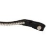 Acavallo Frontalino pelle vitello cristalli rotondi - Nero - colore cristalli Trasparente