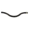 Equestro Frontalino con tripla fila di cristalli Nero