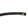 Equestro Frontalino con tripla fila di cristalli Nero