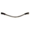 Equestro Frontalino in cuoio con Clincher argento - Testa di moro