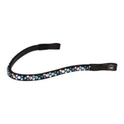 Supreme Frontalino con strass modello Spirit - Nero/Blu