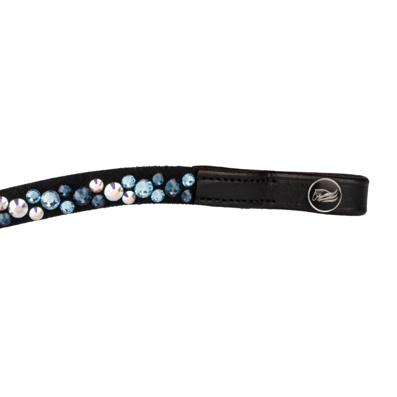 Supreme Frontalino con strass modello Spirit - Nero/Blu