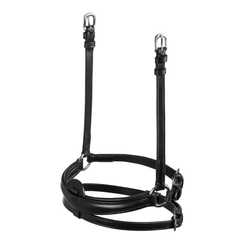 Acavallo Capezzina chiudibocca aggancio rapido - Nero