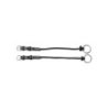 Equestro Montanti elevatore New System in nylon 12–17 cm - Nero