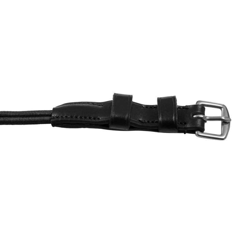 Equestro Montante elevatore per filetto in corda - Nero