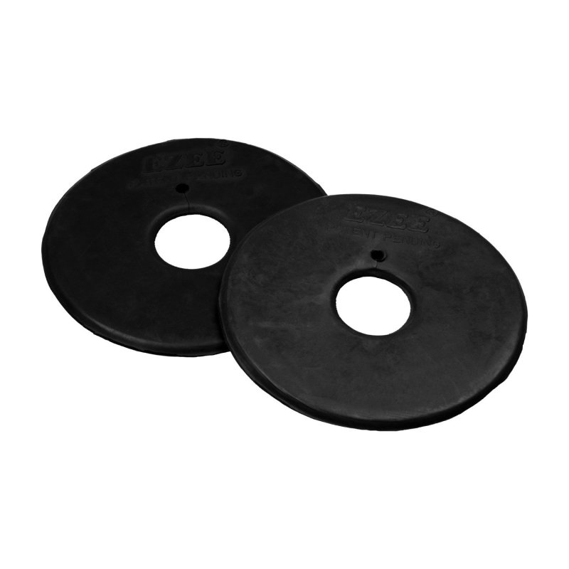 Umbria Equitazione Rosette gomma naturale - Nero