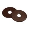 Umbria Equitazione Rosette gomma naturale - Marrone