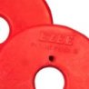 Umbria Equitazione Rosette gomma naturale - Rosso