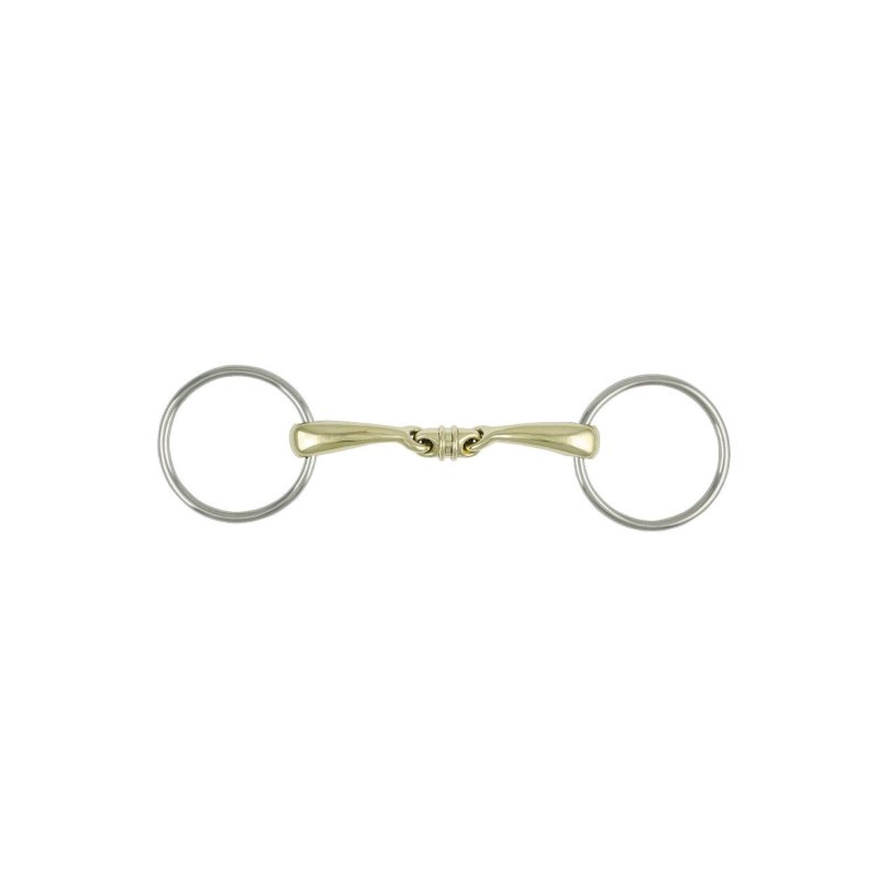 Umbria Equitazione Filetto ad anelli con oliva Pro Bits 1255
