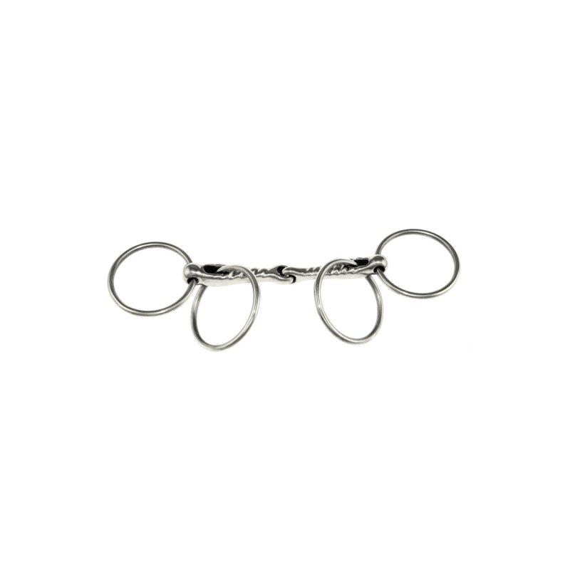 Umbria Equitazione Filetto scourier twisted doppio anello