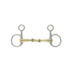 Umbria Equitazione Filetto Baucher Pro Bits in rame con oliva