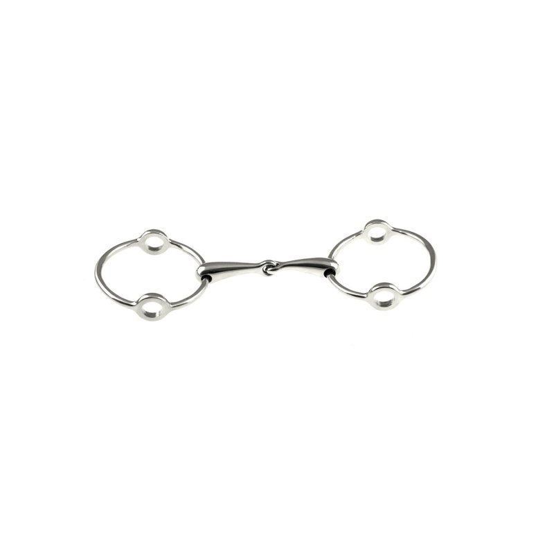 Umbria Equitazione Filetto elevatore anelli grandi inox