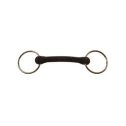 Umbria Equitazione Filetto ad anelli intero gomma rigida