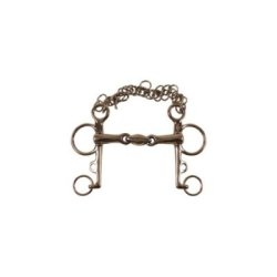 Umbria Equitazione Pelham inox con oliva