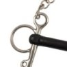 Umbria Equitazione Pelham inox intero aste corte gomma rigida