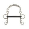 Umbria Equitazione Pelham inox intero gomma rigida