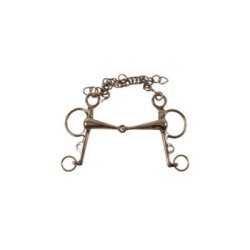 Umbria Equitazione Pelham pieno inox