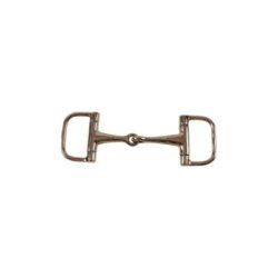 Umbria Equitazione Filetto pony a D in acciaio inox
