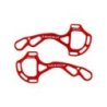 Acavallo Hackamore Alupro - Rosso