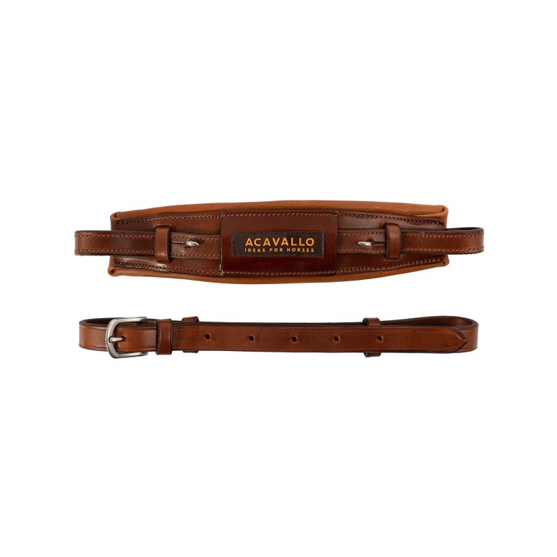 Acavallo Nasalina pelle Hackamore - Cognac