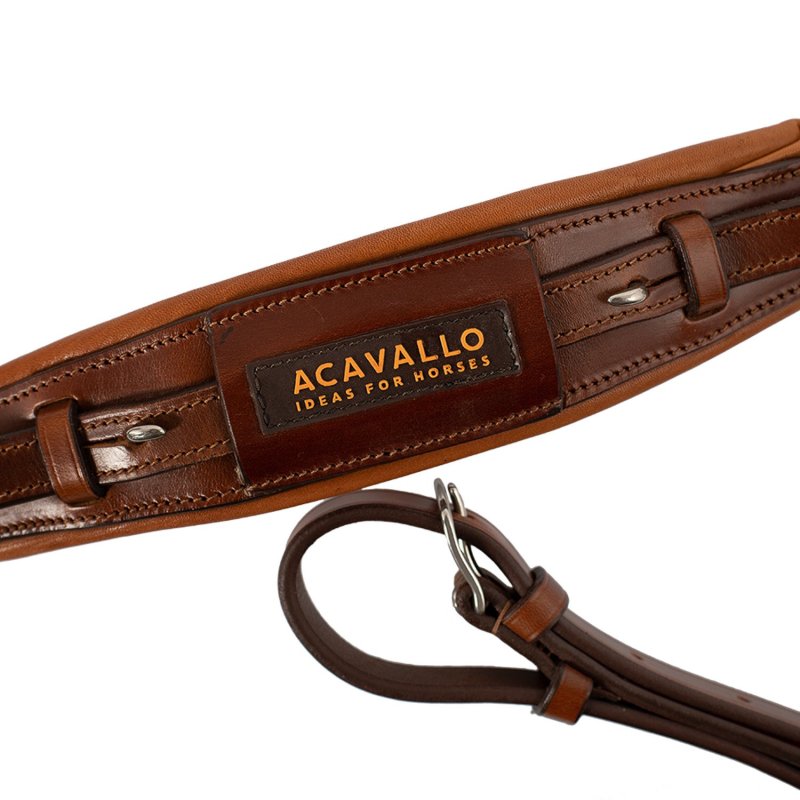 Acavallo Nasalina pelle Hackamore - Cognac