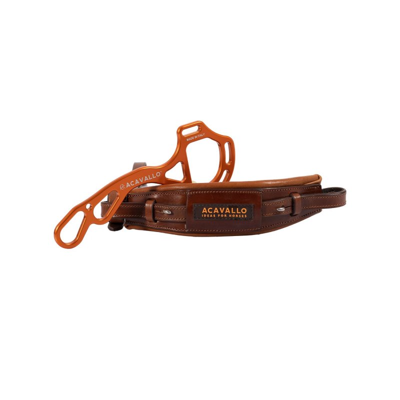 Acavallo Nasalina pelle Hackamore - Cognac