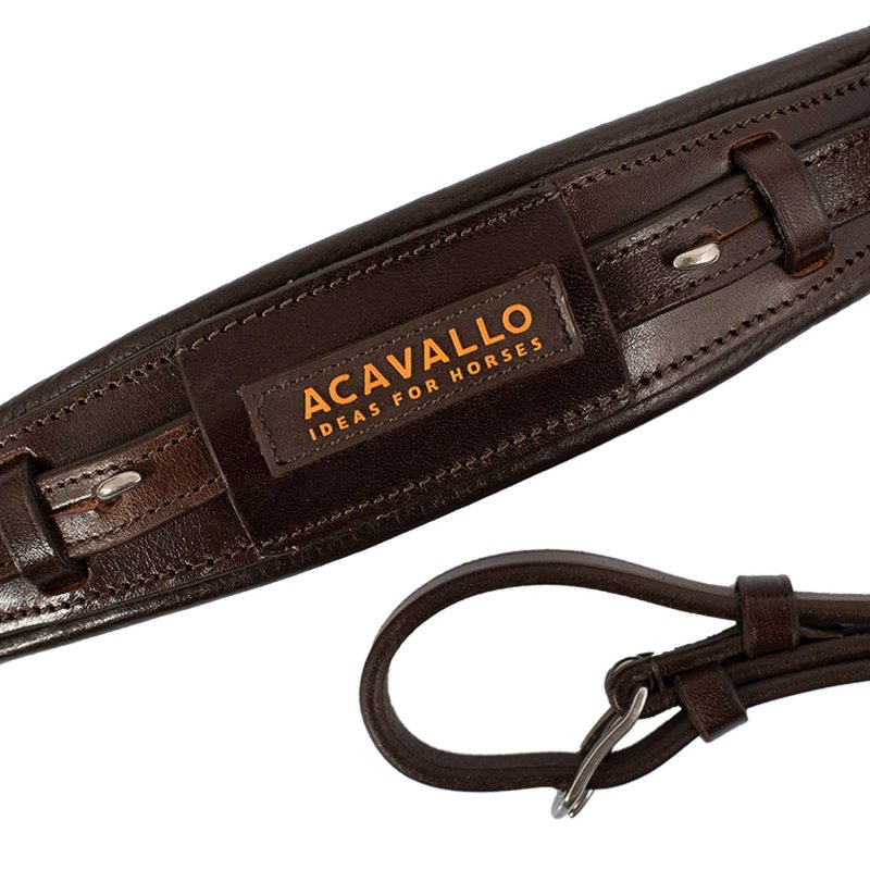 Acavallo Nasalina pelle Hackamore - Testa di moro