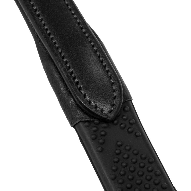 Acavallo Redini Kris in cuoio 5/8 pollice - Nero