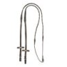 Equestro Redini Magna in cuoio con Grip gommato - Marrone